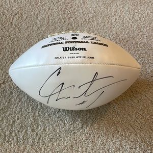 Cam Newton signed football